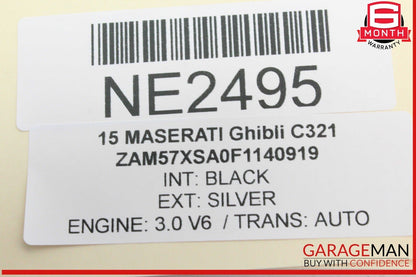 14-17 Maserati Ghibli Rear Left or Right Side Control Arm Bar Link 670006273 OEM