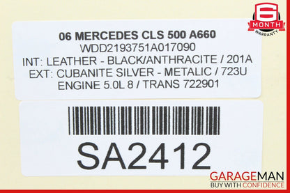 06-11 Mercedes W219 CLS500 Front / Rear Right Side Door Sound Audio Speaker OEM