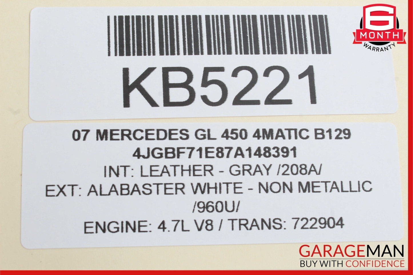 06-12 Mercedes W211 E350 SL550 Communication Control Module 2198202626 OEM