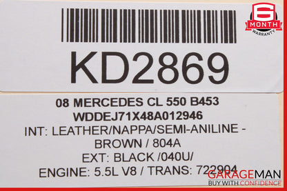 07-11 Mercedes W216 CL550 S550 A/C Air Conditioning Compressor OEM