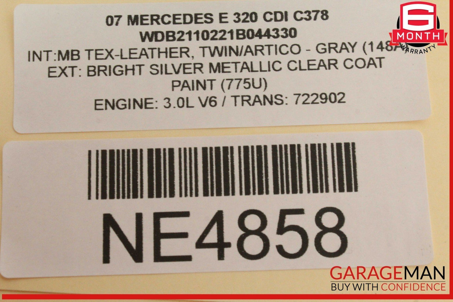 03-12 Mercedes W211 E320 CDI Front Right Side Seat Control Module Unit OEM