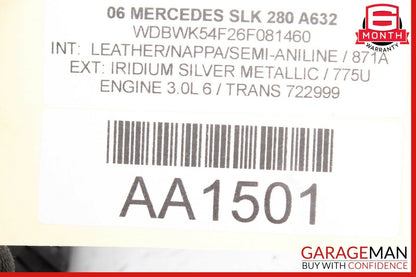 05-11 Mercedes R171 SLK280 Left Driver Side Door Lock Latch Actuator OEM