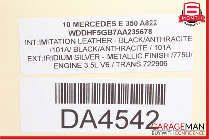 10-13 Mercedes W212 E350 E550 E400 Steering Wheel w/ Paddle Shifters Black OEM