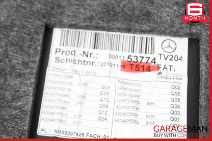 10-15 Mercedes X204 GLK350 Front Left Driver Interior Door Panel Beige OEM