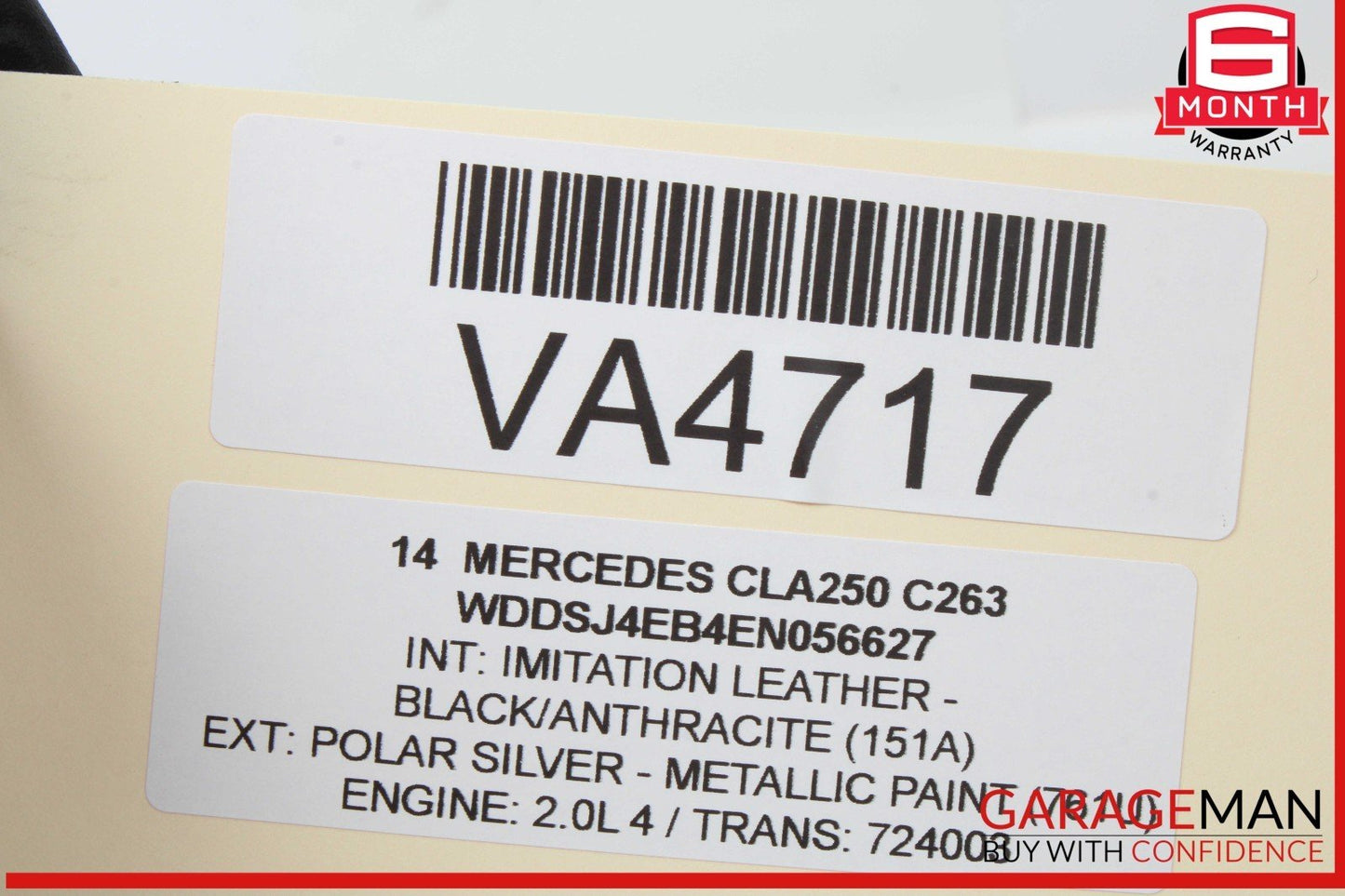 14-19 Mercedes W117 CLA250 Front Right Passenger Side Lower Control Arm OEM