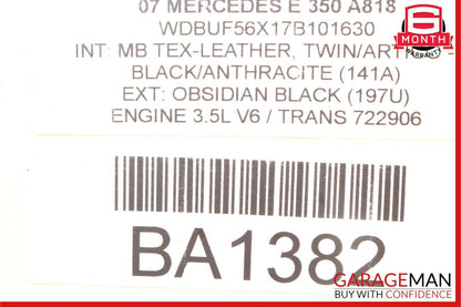 03-09 Mercedes W211 E350 E550 Rear Right Passenger Side Door Lock Latch Actuator