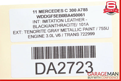 08-14 Mercedes W204 C300 AC A/C Climate Control Switch Trim Cover Bezel Wood