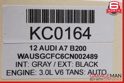 12-18 Audi A7 Front Right Passenger Side Exterior Door Handle Keyless Go OEM