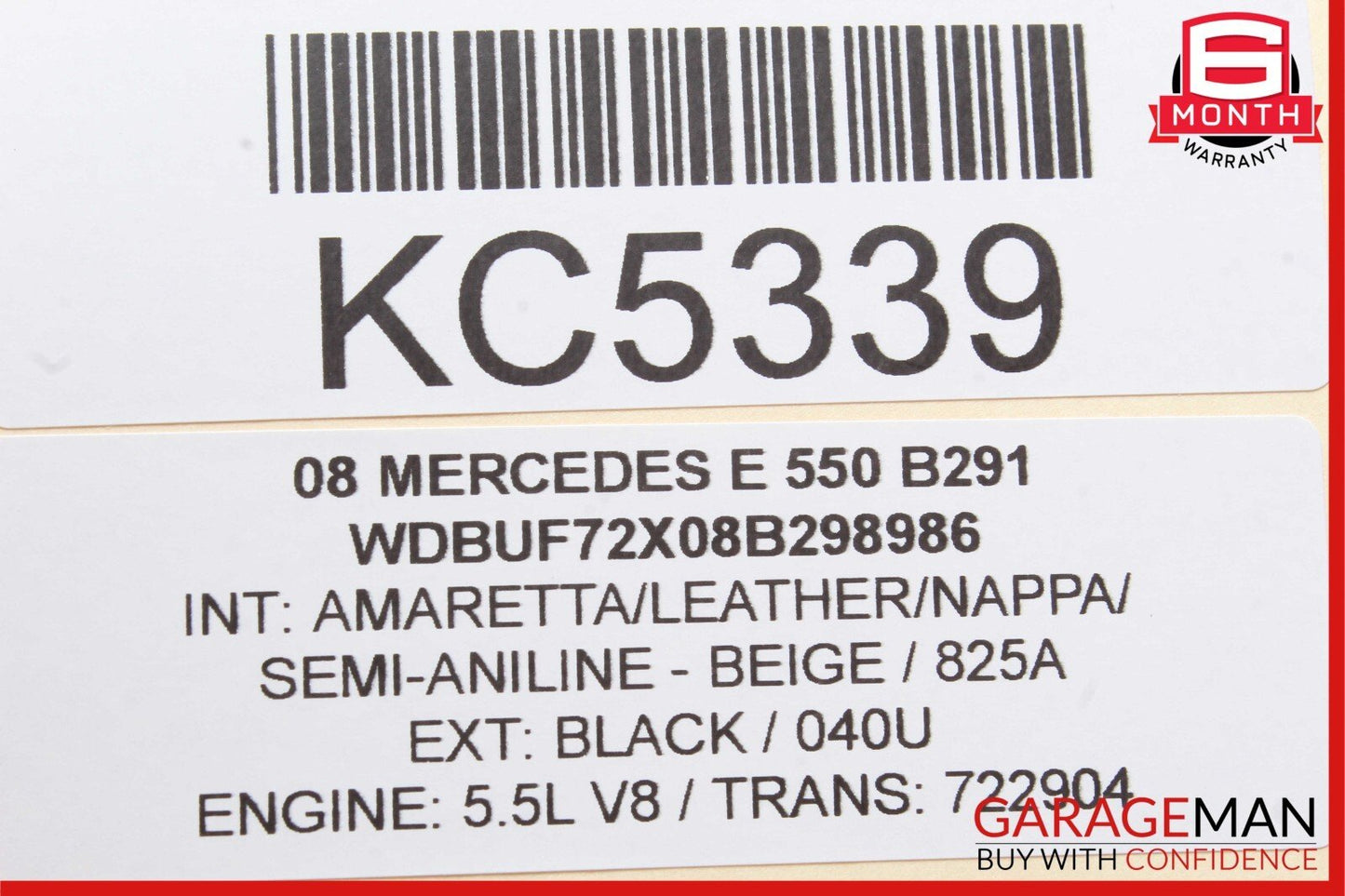 03-09 Mercedes W211 E550 E350 Rear Right Door Control Module 2118704126 OEM