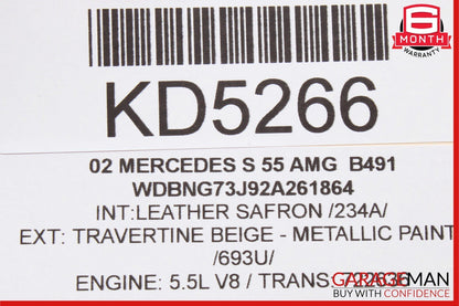 00-06 Mercedes W220 S55 AMG CL500 Voice Command Communication Control Module OEM