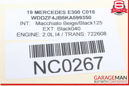 17-19 Mercedes W213 E300 Front Heater AC A/C Climate Control Switch Panel OEM