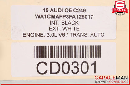 09-18 Audi Q5 A6 A7 Rear Right Side Spindle Knuckle Wheel Hub Assembly OEM