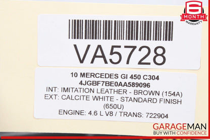 06-12 Mercedes X164 GL450 ML550 Upper Radiator Core Tie Bar Support OEM