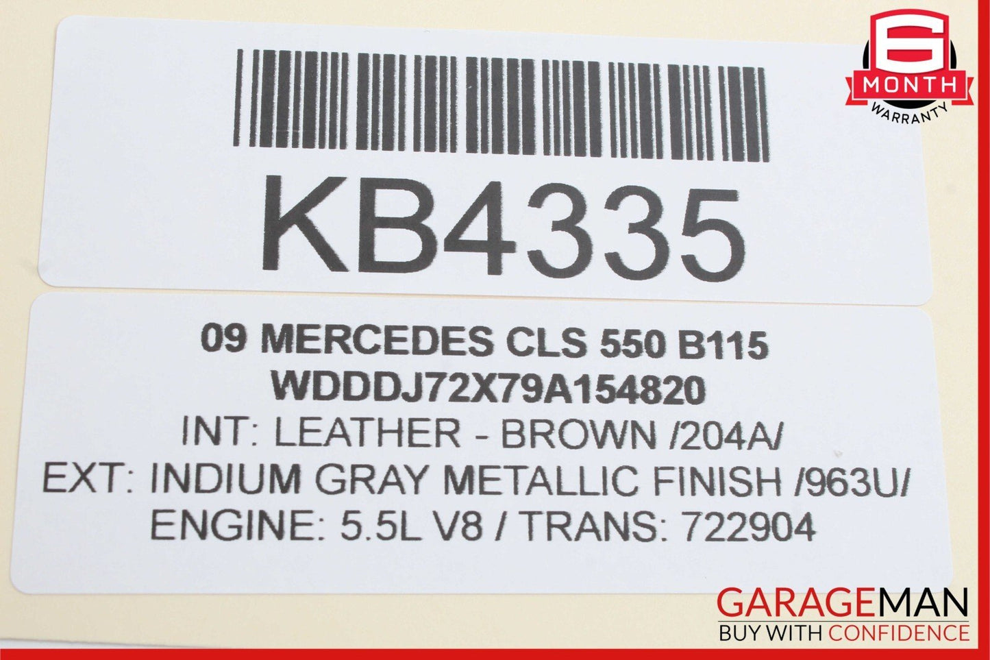 06-11 Mercedes W219 CLS550 CLS350 Door Tweeter Speaker Front Left Black OEM