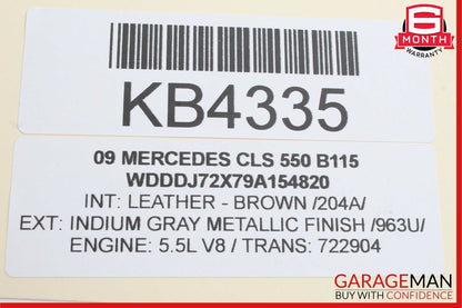 06-11 Mercedes W219 CLS550 CLS350 Door Tweeter Speaker Front Left Black OEM