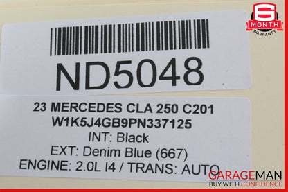 20-23 Mercedes W118 CLA250 Rear Left Driver Side Window Regulator Motor OEM