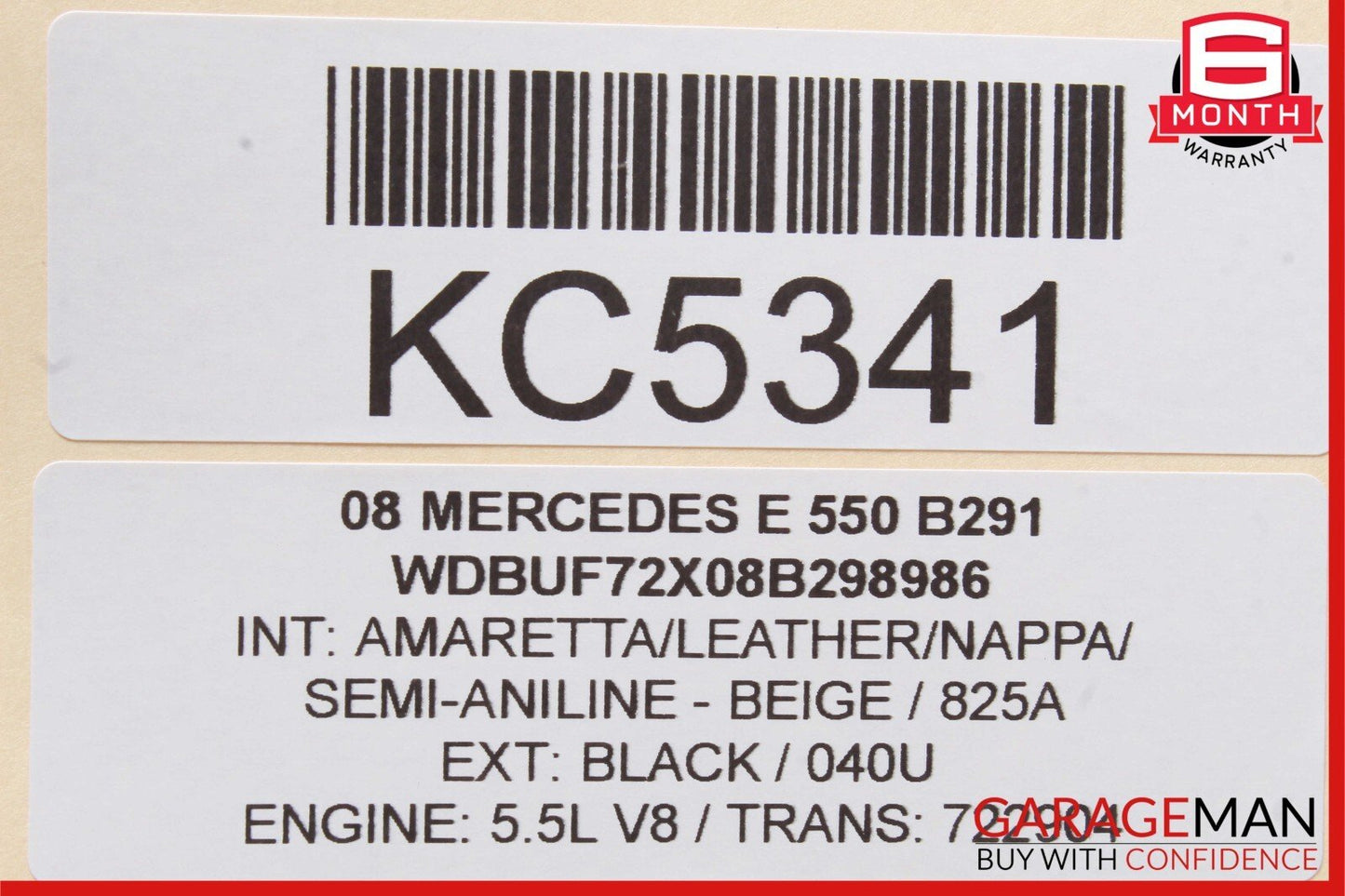 03-09 Mercedes W211 E550 E350 E63 AMG Rear Left Driver Door Control Module OEM