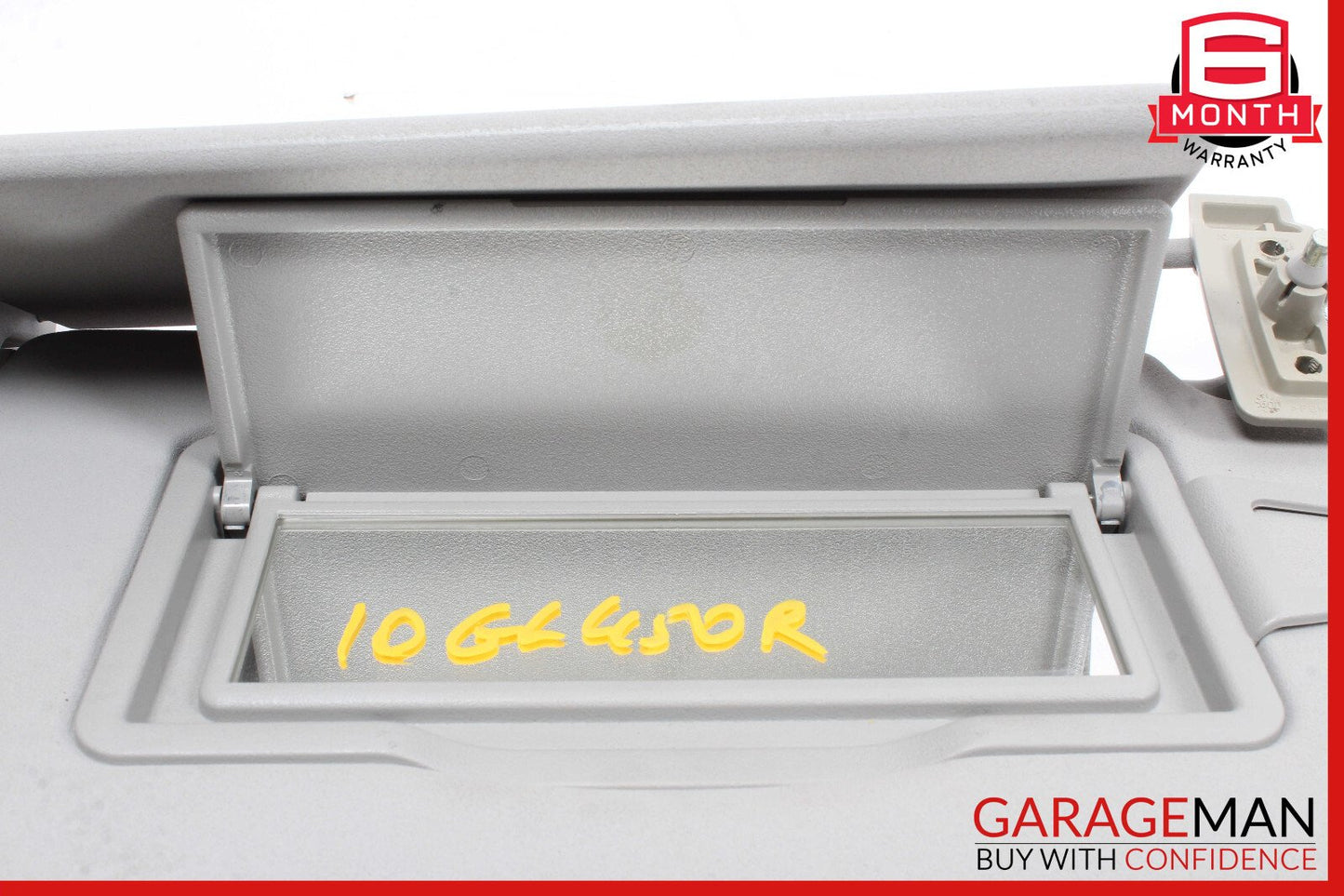 06-12 Mercedes GL450 ML550 Front Right Sun Visor Sunvisor Shade Assembly Grey
