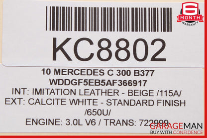 08-15 Mercedes W204 C250 C300 Rear Trunk Lid Tailgate Release Open Handle OEM