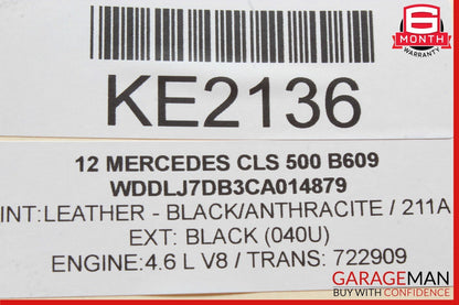 10-20 Mercedes W218 CLS550 SL550 E350 Window Regulator Motor 2078200642 OEM