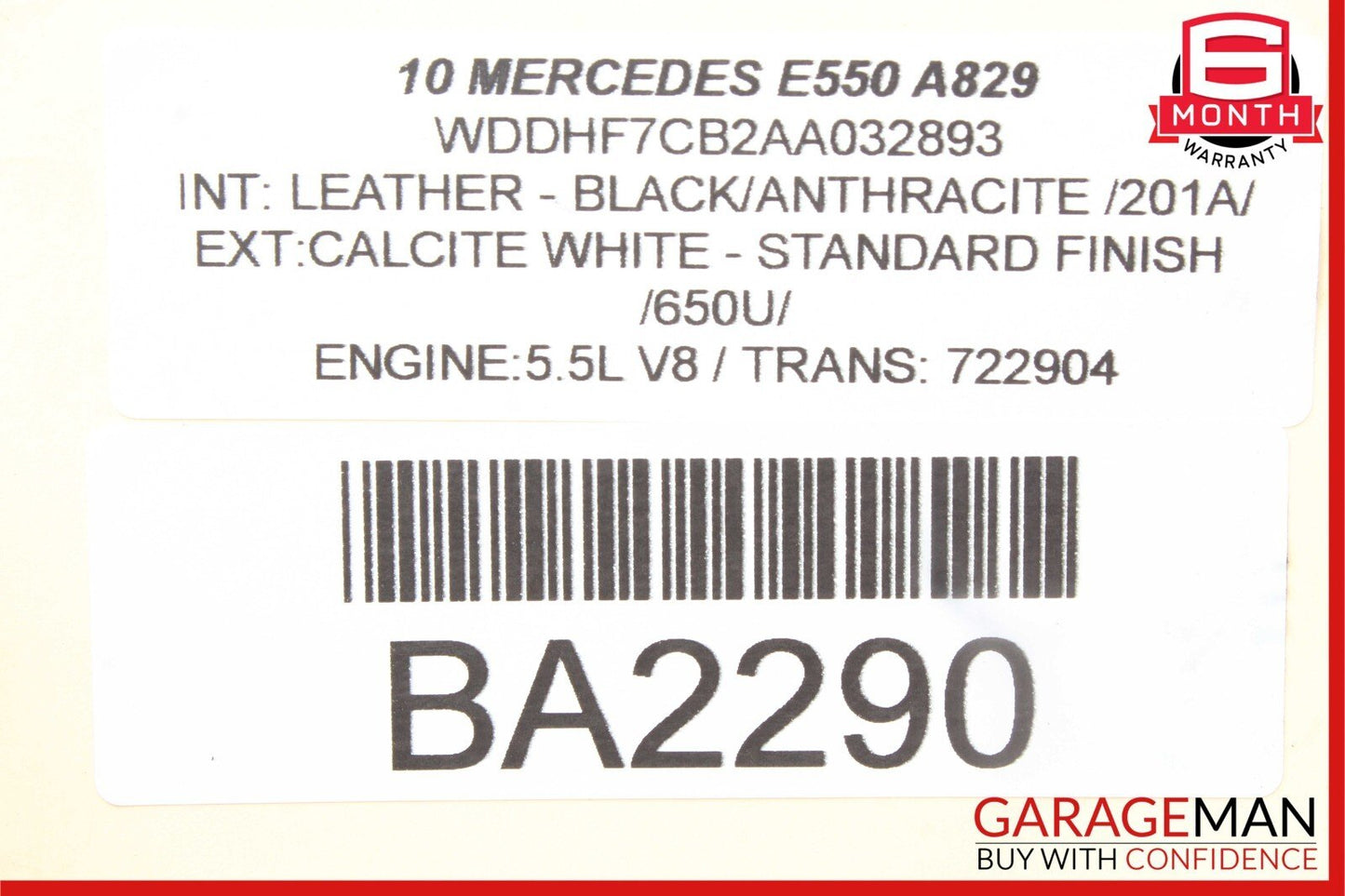 10-16 Mercedes W212 E350 E550 Rear Left Driver Side Suspension Control Arm OEM