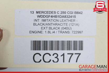 12-15 Mercedes W204 C250 SLK250 M271 Intercooler Air Cooler Radiator OEM
