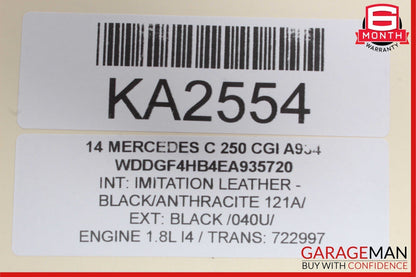 12-15 Mercedes W204 C250 Speedometer Odometer Instrument Cluster Gauge OEM