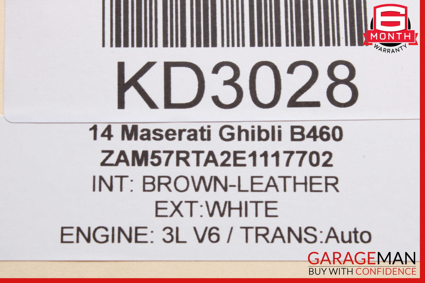 14-17 Maserati Ghibli Rear Right / Left Side Lower Control Arm OEM