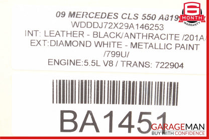 06-11 Mercedes W219 CLS500 CLS550 Rear Left Side Door Control Module Unit OEM
