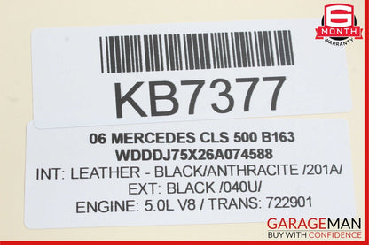 06-11 Mercedes W219 CLS500 CLS550 Rear Left Side Door Controller Module Unit