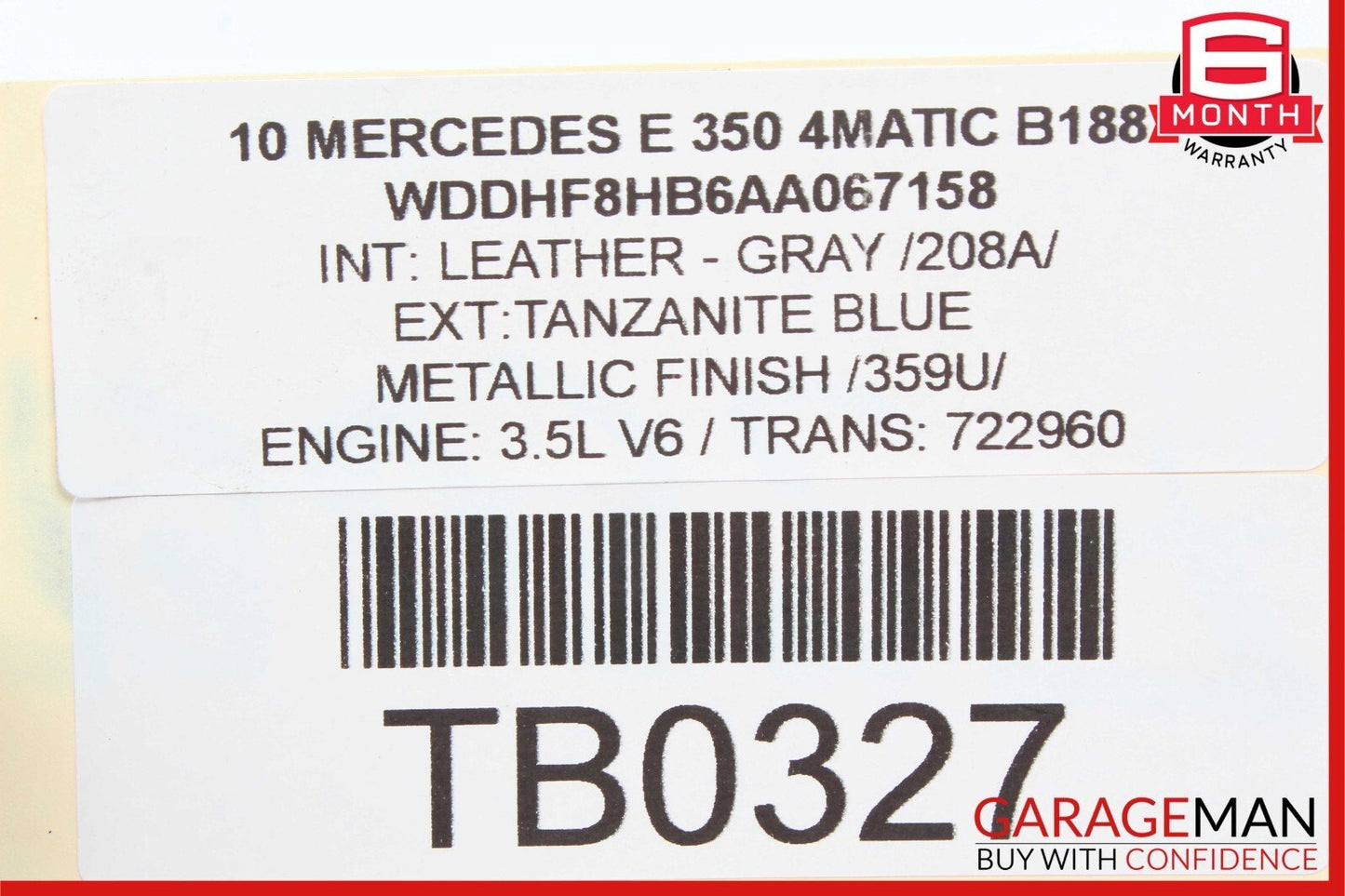 08-14 Mercedes W204 C250 C300 E350 Power Brake Booster Master Cylinder Reservoir