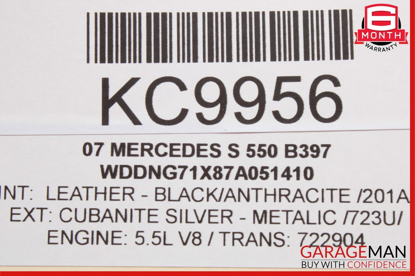 07-09 Mercedes W221 S550 S400 Rear Right or Left Side Door Control Module OEM