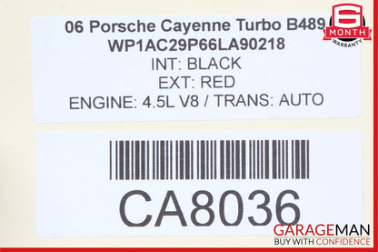 03-10 Porsche Cayenne Turbo Front Left Side Door Window Regulator Motor Unit OEM