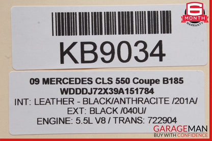 06-11 Mercedes W219 CLS500 CLS550 Front Left Driver Side Sunvisor Sun Visor OEM