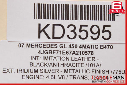 06-13 Mercedes X164 GL450 ML550 Front Right Passenger Door Control Module OEM