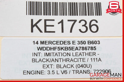 08-18 Mercedes W212 E350 CLS500 C250 Rear Left Side Door Control Module Unit OEM
