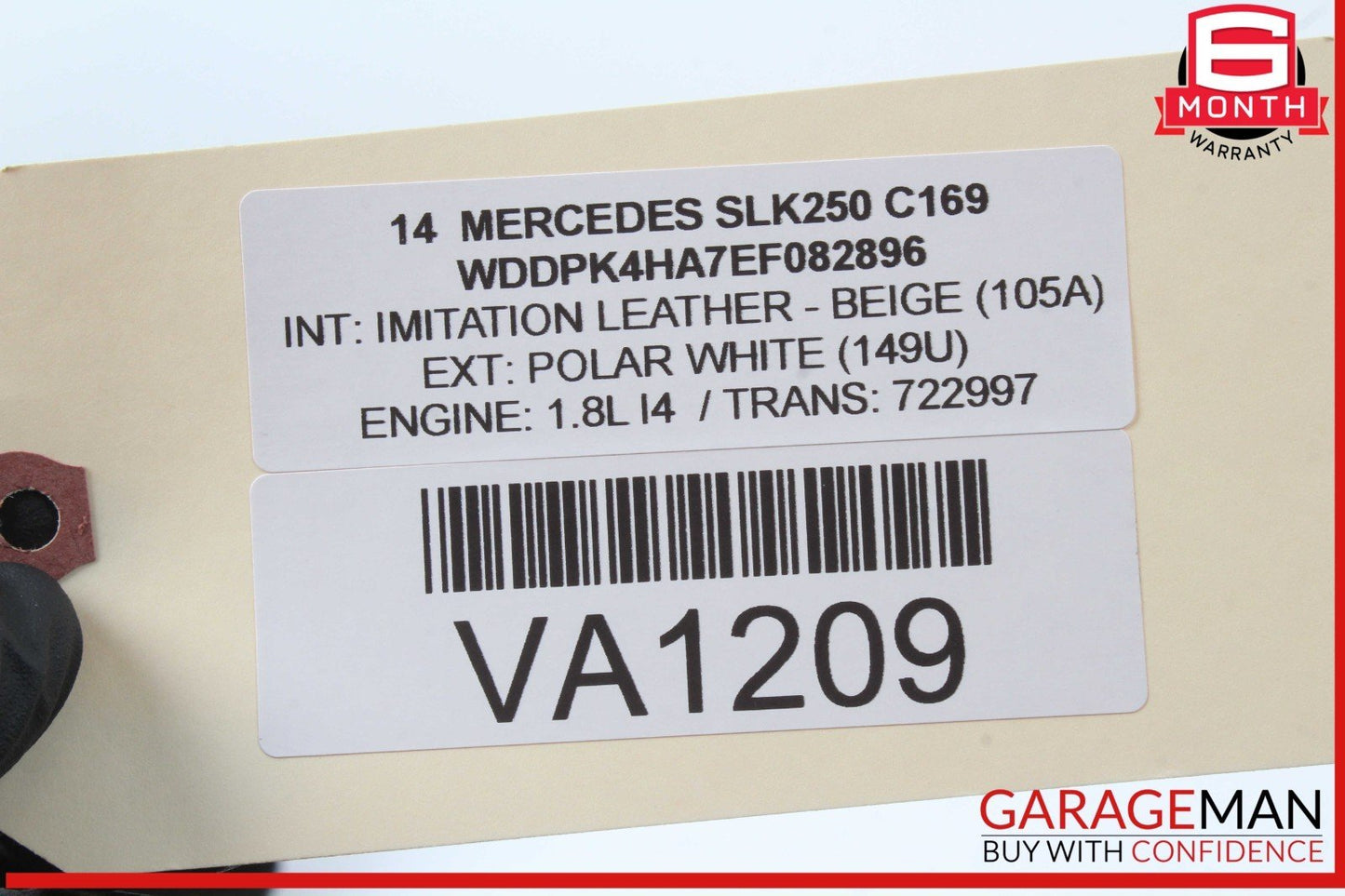12-20 Mercedes R172 SLK250 SLK350 Steering Column Switches 1729005304 OEM