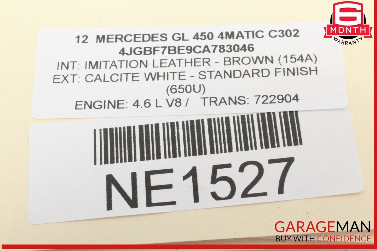 03-12 Mercedes X164 GL450 4MATIC Front Left Side Seat Control Module Unit OEM
