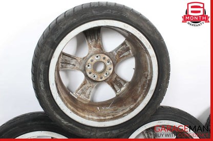 08-14 BMW X5 X6 Staggered 20" R20 10x11 Wheel Tire Rim Set of 4 Pc OEM
