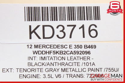 10-13 Mercedes W212 E550 E350 Rear / Front Right Exterior Door Handle Assy Gray