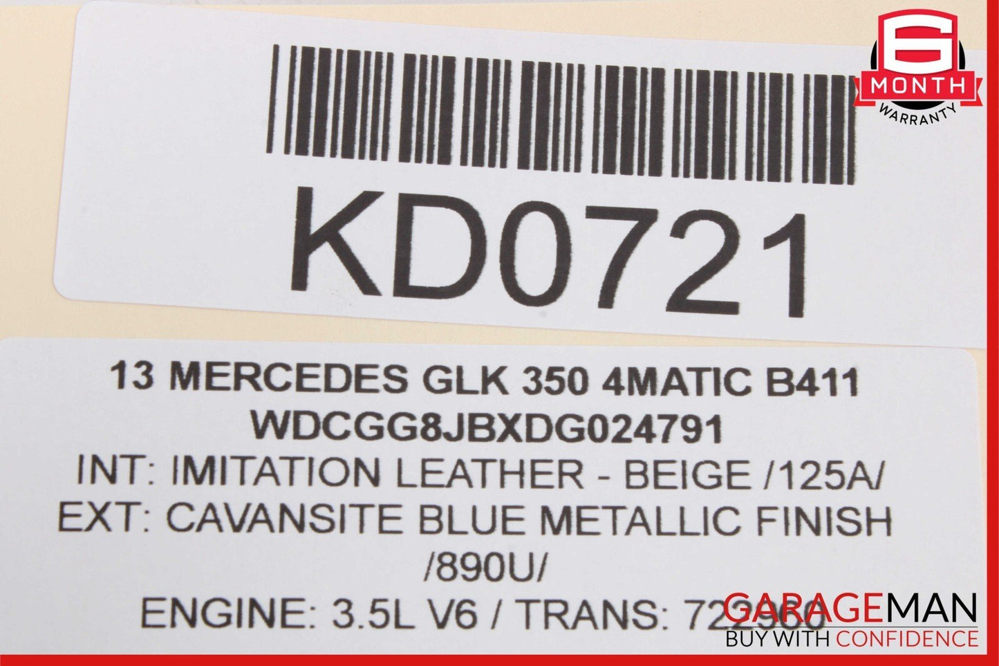 08-20 Mercedes C350 GLK350 SLK250 C250 Front Right Side Door Lock Latch Actuator
