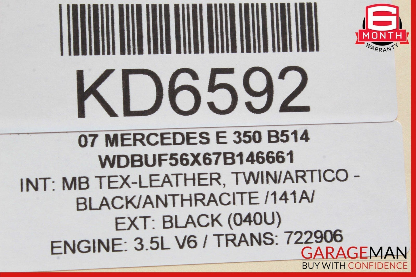 03-09 Mercedes W211 E350 E550 E63 Rear Right Passenger Door Control Module Unit