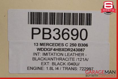 08-14 Mercedes W204 C250 C350 Power Steering Rack and Pinion Assembly RWD