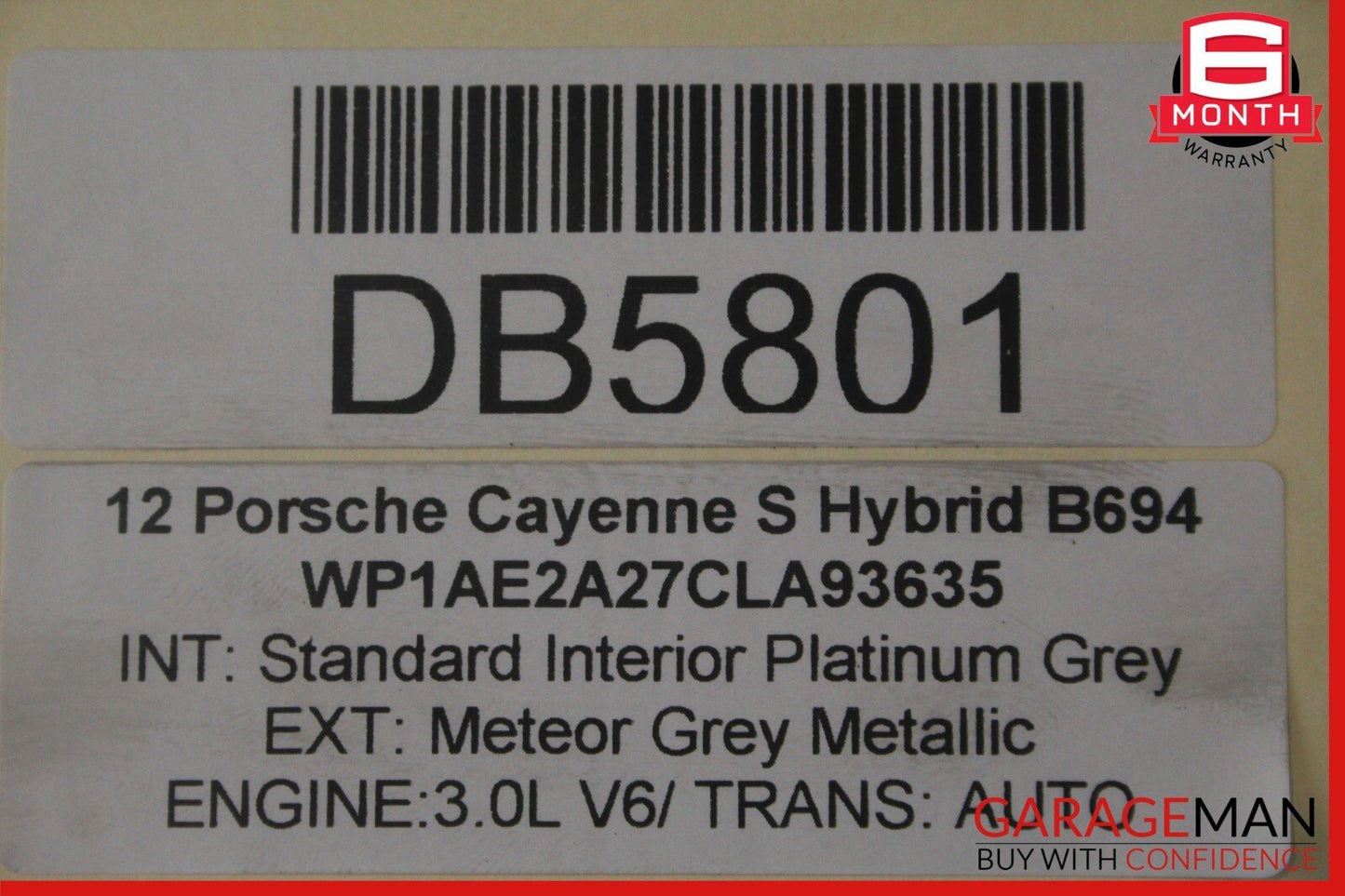 11-18 Porsche Cayenne 958 / Touareg Hybrid Power Steering Rack and Pinion OEM