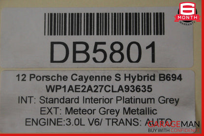 11-18 Porsche Cayenne 958 / Touareg Hybrid Power Steering Rack and Pinion OEM