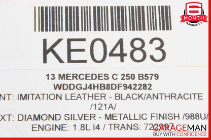 08-15 Mercedes W204 C300 4MATIC Trunk Lid Latch Lock Actuator 2047500185 OEM