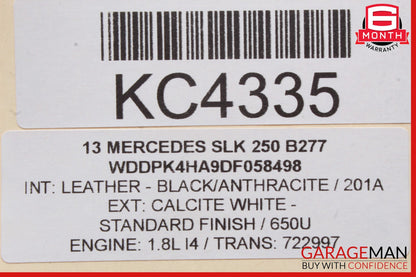 12-20 Mercedes R172 SLK350 SLC300 Front Dashboard AC A/C Air Vent Trim Cover