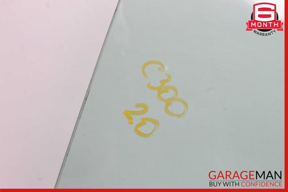 15-20 Mercedes W205 C300 C350e C400 Rear Left Side Door Window Glass Clear