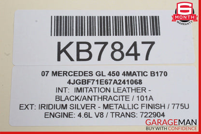 06-13 Mercedes X164 GL450 ML350 Front Left Side Exterior Door Handle OEM