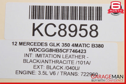 08-20 Mercedes X204 GLK350 C300 Front Left Side Door Lock Latch Actuator OEM